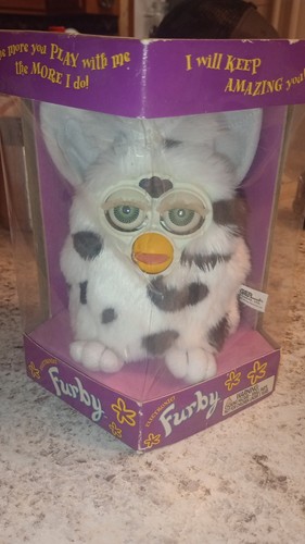 1998 furby white with - furby, black
