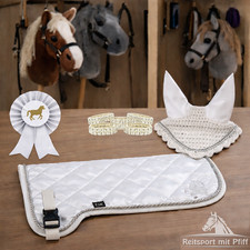 Glitzer Turnier-Satteldecke