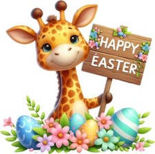 Farbe Ostern Giraffe Eier