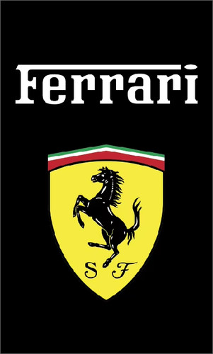 Ferrari racing werbe banner - ferrari,