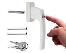 FENSTERGRIFF abschließbar Fensterbeschlag weiß Kindersicherung GLEICHSCHLIEßEND