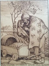 Original Radierung von 1912