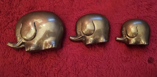 3er set elefanten dekofiguren - set,