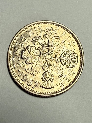 Sixpence 1967 uncirculated - 1967,