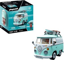 Playmobil VW T1 Campingbus – Surfbrett, offenes Dach, Strand-Abenteuer