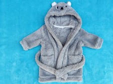 Bademantel Gr.74/80 Grau