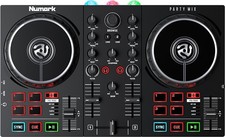 Numark Party Mix II DJ Controller mit eingebauter LED-Lightshow und Jogwheels