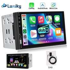 Doppel 2 DIN 7'' Apple Carplay MP5 Autoradio Android Auto USB Bluetooth AUX DAB+