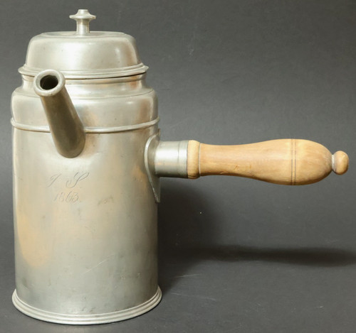 Alte biedermeier zinnkanne - biedermeier,
