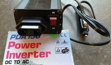 Spannungswandler ? Wechselrichter, DC 12V ➾ AC 230V 150W, "PDA150", 155x70x45mm