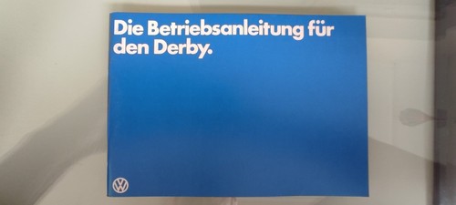 Derby betriebsanleitung vw - vw,
