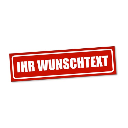 Ihr wunschtext magnetschild - wunschtext,