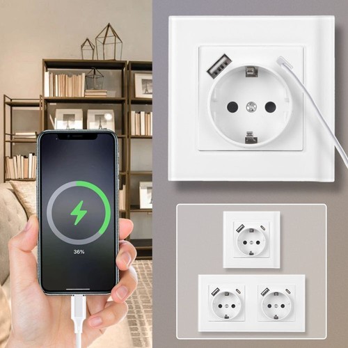 Usb steckdose 230v - 230v, usb-c