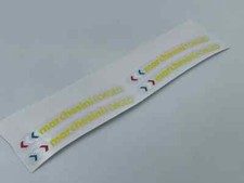 Aufkleber MARCHESINI Felgen GIALLO Auf Transparent Replica