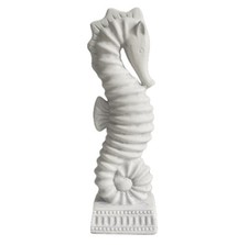 Dekofigur Seepferdchen weiß