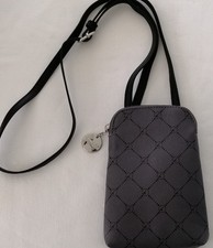 Neuwertige Tamaris Umhängetasche, Klein, Grau Schwarz Tasche 