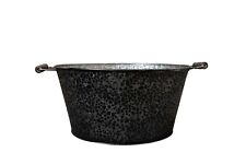 Zinkwanne Ø 35 x 18 cm