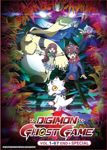 Dvd anime digimon ghost - anime, game