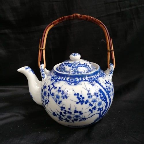 Teekanne kirschblüte blau - teekanne,