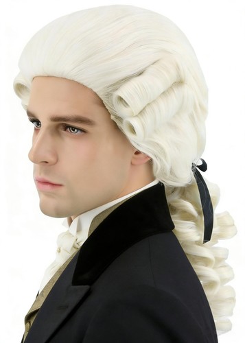 Herren barock perücke mit - perücke,