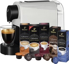 Tchibo Cafissimo Pure Plus Weiss Kapselmaschine inkl. 50 Kapseln NEU OVP