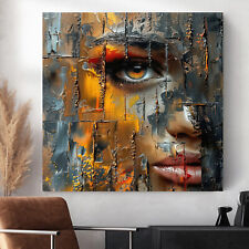 Leinwand Bild Frau Gesicht