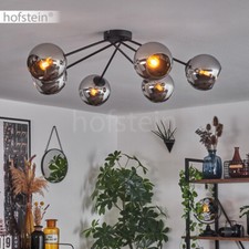Decken lampe glas chrom - decken,