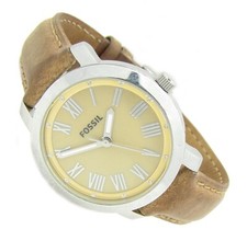 Fossil Damen Armbanduhr Perlmutt Kristall Leder BQ-1233 5ATM Batterie neu S182