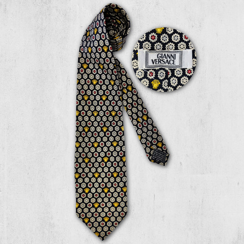 Gianni versace seiden krawatte - versace,
