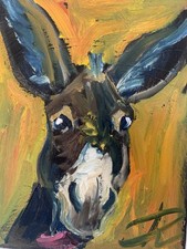 Gemälde öl tier - Öl, donkey