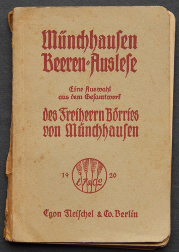 Münchhausen beerenauslese - mÜnchhausen, beerenauslese-