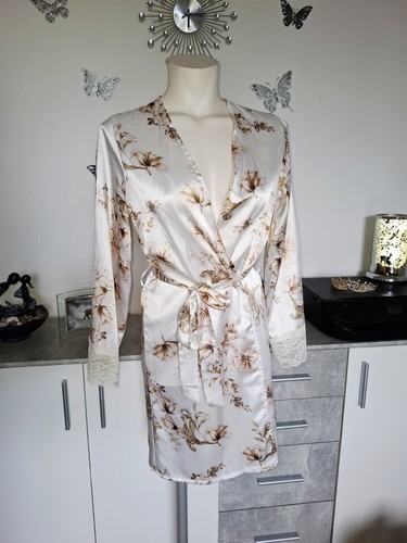 Satinartiger kimono - satinartiger,