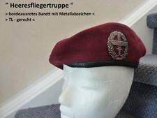 " Heeresflieger der BW " , bordeauxrotes Barett  Gr. 58