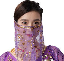 Belly Dance Face Schleier