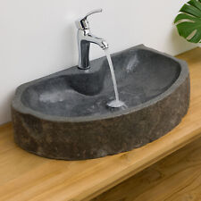 Naturstein-Waschbecken gerade