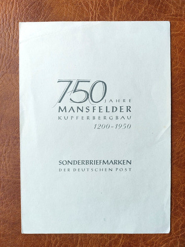 Gedenkblatt ddr 750 jahre - gedenkblatt,