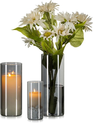 Hewory vase schwarz - hewory, für