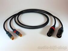 Mogami 2549 Neglex Cinch auf XLR male Adapter-Kabel für Profis Neutrik Stecker