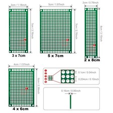 Lochrasterplatine 54mm - lochrasterplatine, 2,54mm