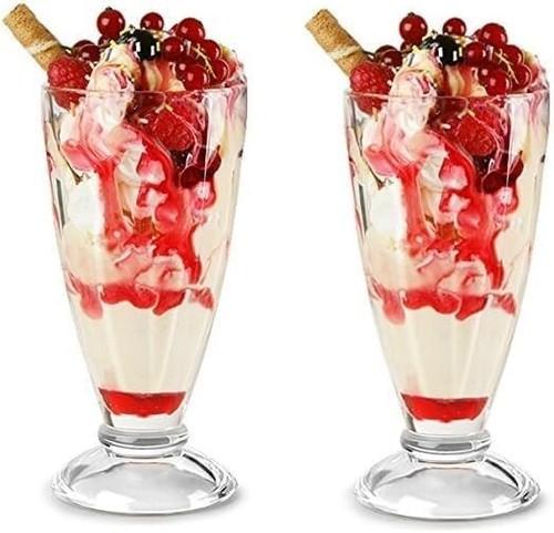 Große eisbecher gläser - 2x,