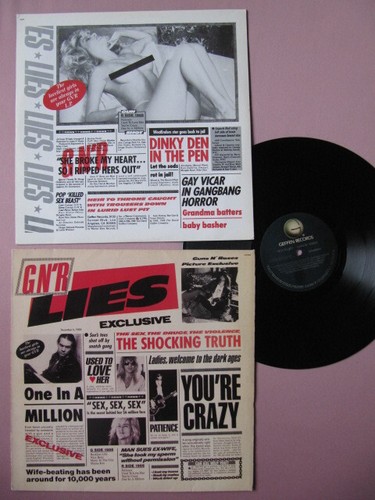 Vinyl guns roses r - vinyl, lies