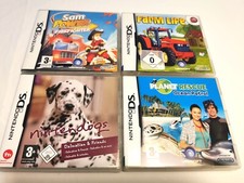 Nintendo DS Spielepaket Bundle 4 Spiele PLANET RESCUE NINTENDÖGS FARM LIFE SAM