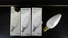 3x Philips Softone Kerze Glühbirne/Glühlampe E14 40W matt opal soft white