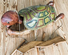 Marionette schildkröte holz - schildkröte,