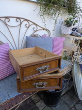 2x dekorative alte Schublade