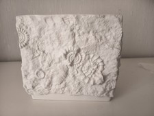 Vase Tischvase Bisquit Porzellan Weiss Höhe 13 cm AK Kaiser Alka Kunst