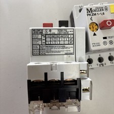 2x  Klöckner Moeller Motorschutzschalter PKZM 1-1,6 