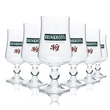 6x Brinkhoffs Bier Glas 0,3l