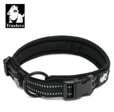 Truelove Hundehalsband • Weich • Reflektierend • Halsband • Hund • Nylon •S-XXXL