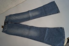 PEPE JEANS Star Ultra Low Waist Schlag Hose Flair Bootcut 34 XS W27 L34 blau NEU